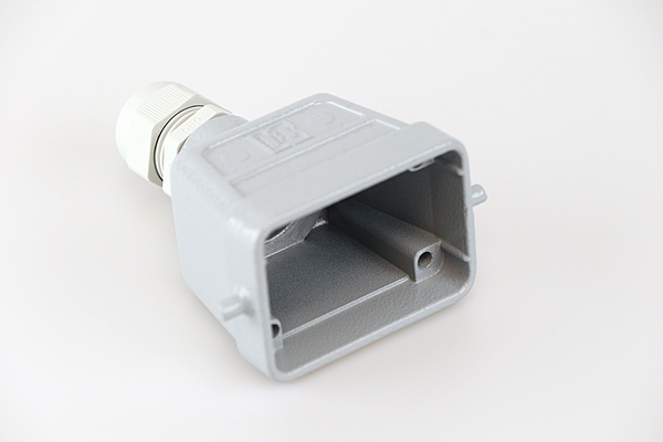 Stekker kabeldeel, 6-P, recht, male, PG16
